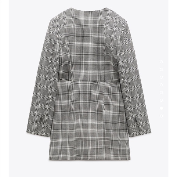 ZARA plaid blazer dress- BNWT - Picture 5 of 8